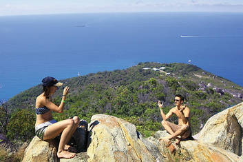 Summit of Fitzroy island