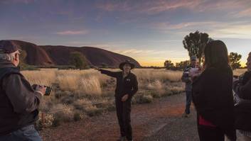 Exclusive sunrise on the Uluru Highlights Tour