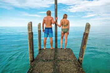 Swimming at Ningaloo Reef, Exmouth